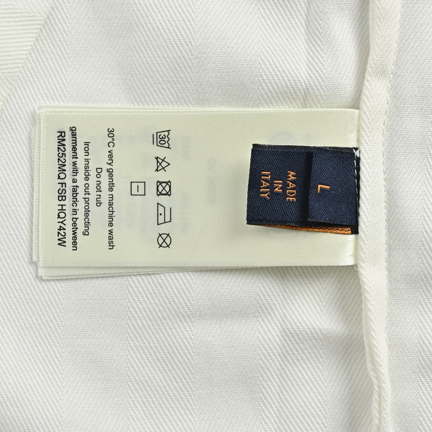 Louis Vuitton/Louis Vuitton leather label printed shirt jacket